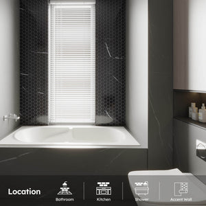 Why choose marble mosaic tiles over other materials?