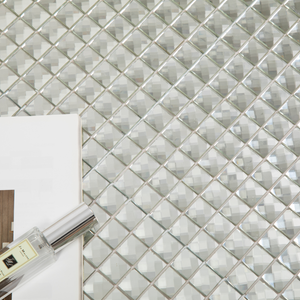 Silver plated glass is durable and can meet most of your decoration requirements. The high-definition mirror tiles are atmospheric and high-end.