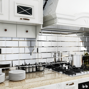 Silver plated mirror glass is clear and durable, suitable for any scene in your home, high-end and atmospheric.