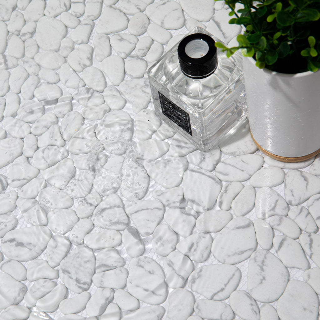 New style! Diflart Pebble Tile for Shower Floor