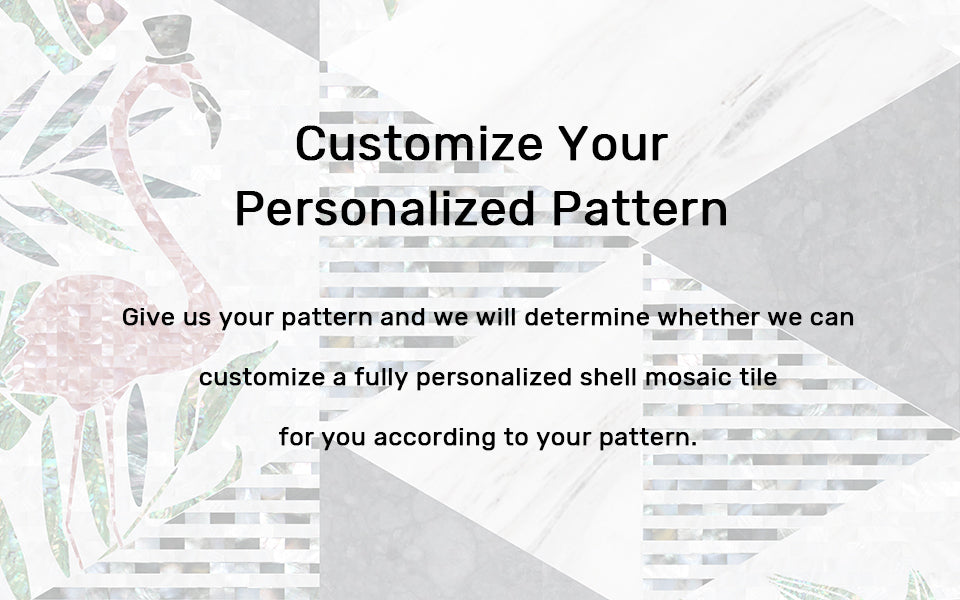 Customizable shell background wall丨Diflart