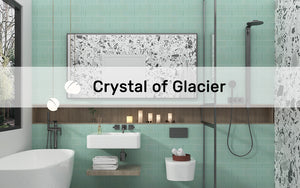 Classic Product: Diflart Crystal of Glacier Glass Subway Tile