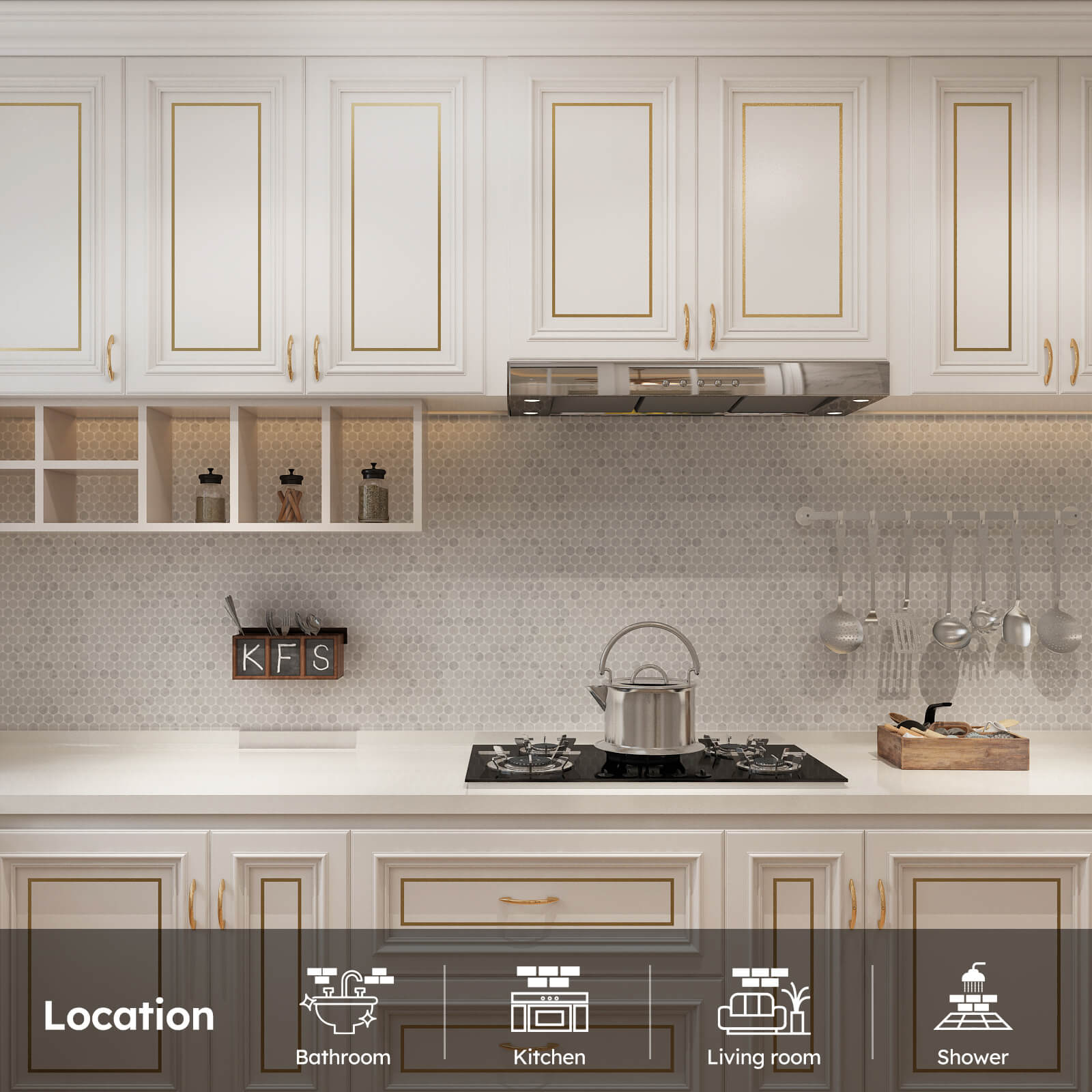 Go ahead, get shopping and start transforming your space into a marble mosaic masterpiece!