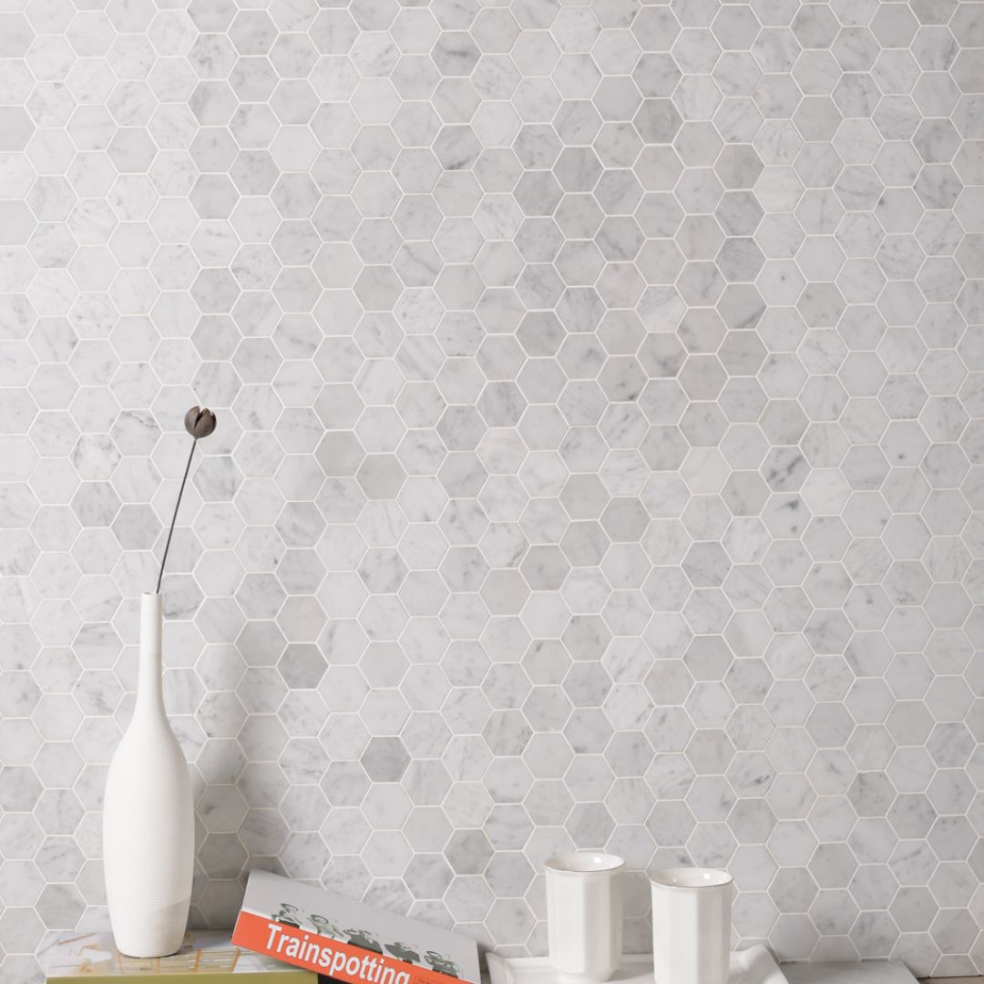 The natural beauty of marble adds a touch of luxury to any room.