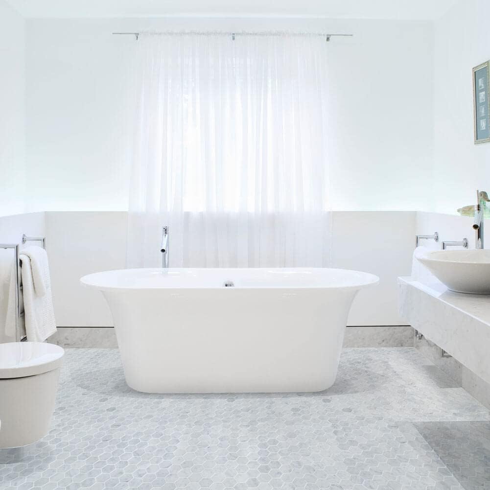 Indulge in the beauty of marble mosaic tiles and elevate your space to new heights of luxury.