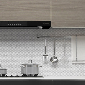 Carrara white marble mosaic tile can be used for kitchen backsplash, wall, bathroom, shower, floor and decorative wall, etc.