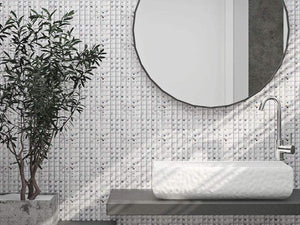 13 facets crystal mosaic, like a star shining bright