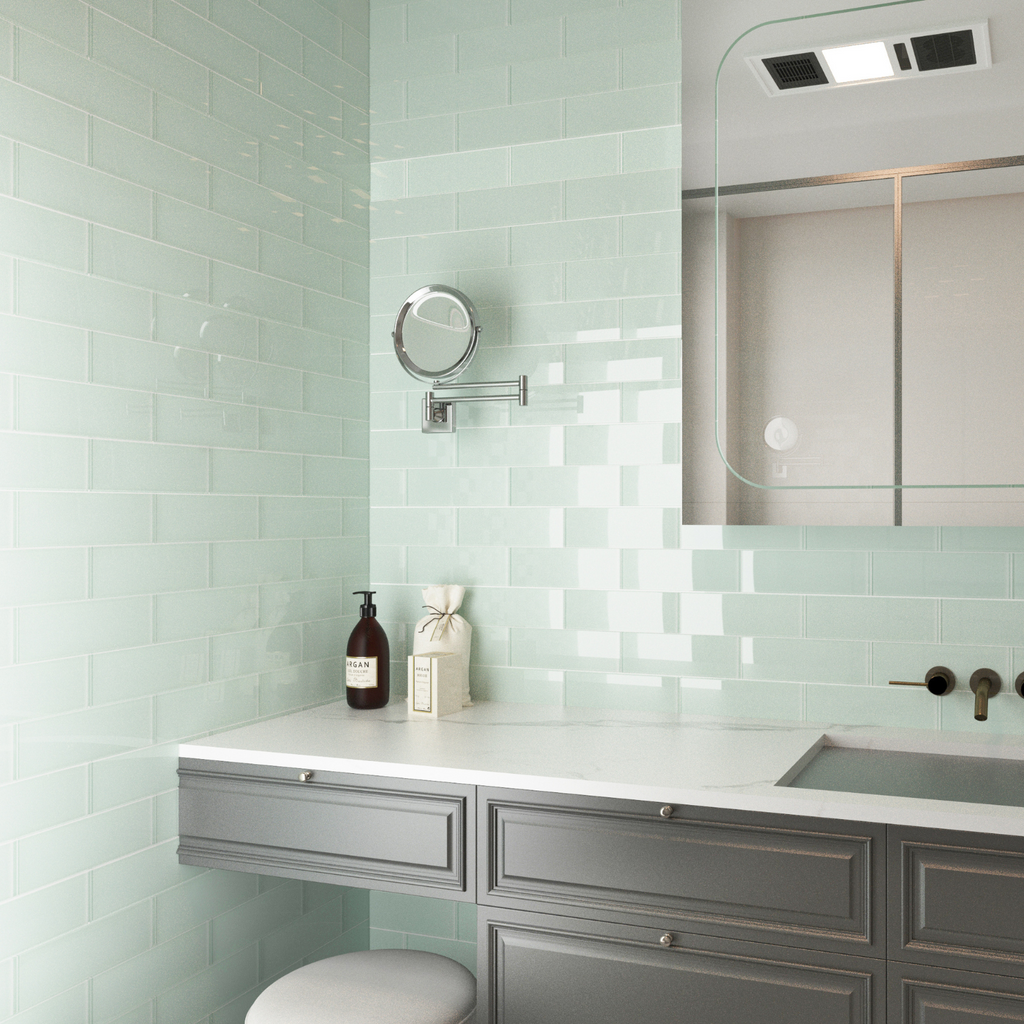 Diflart glass subway tiles make your room look brand new