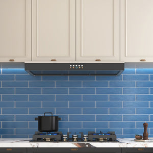 Give Your Space a Pop of Blue with Diflart Glass Tiles  💙