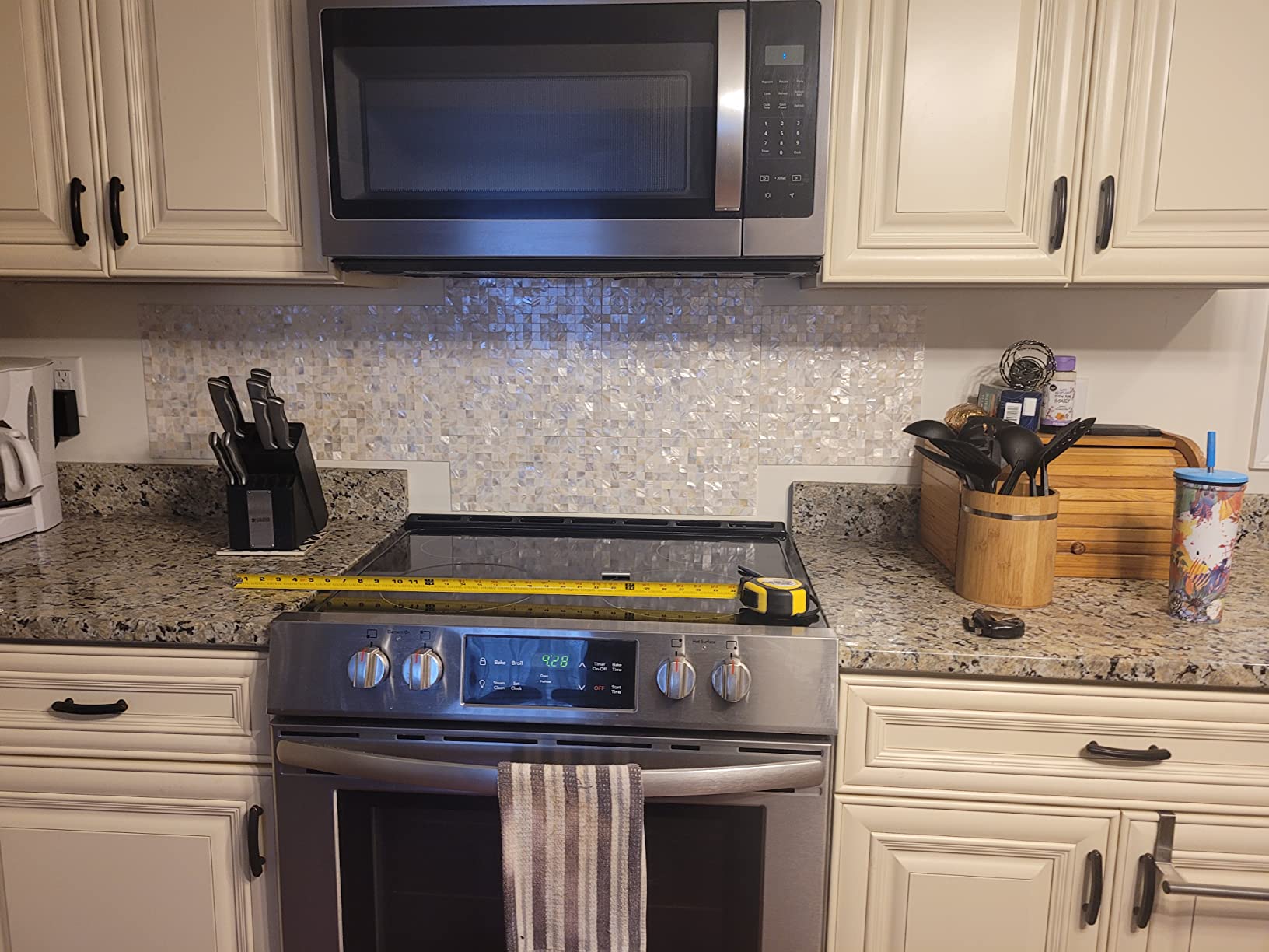 Diflart mother of pearl tiles easily bring an refreshing