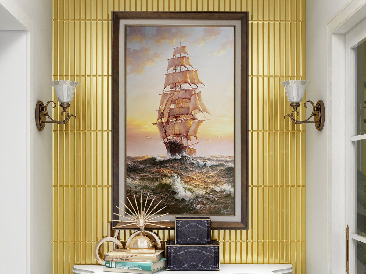 Each tile is like a piece of art, reflecting the beauty of its surroundings in a way that only mirrors can. ﻿