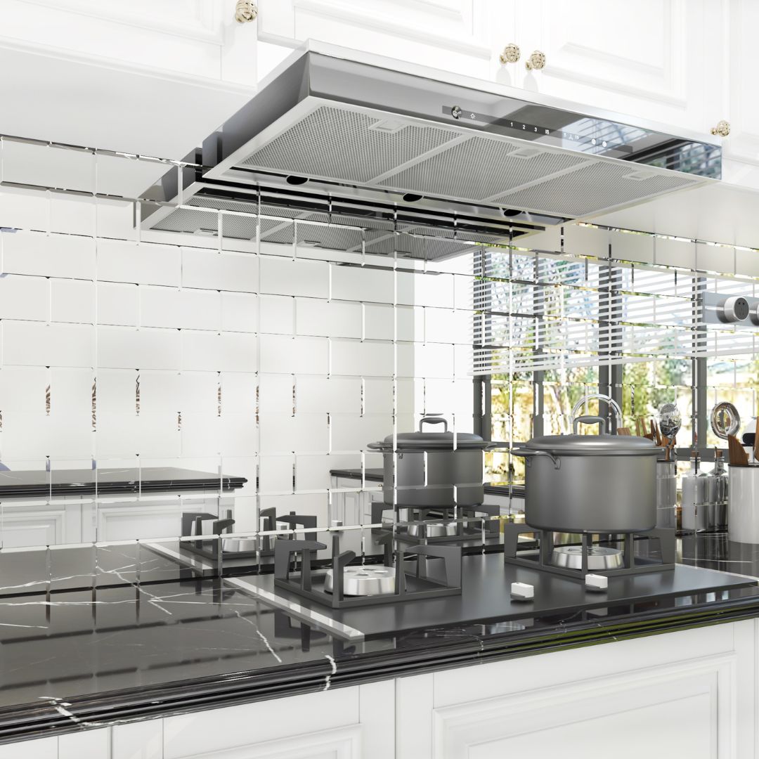 These tiles are perfect for adding a touch of elegance to your kitchen backsplash, or any other space in your home.