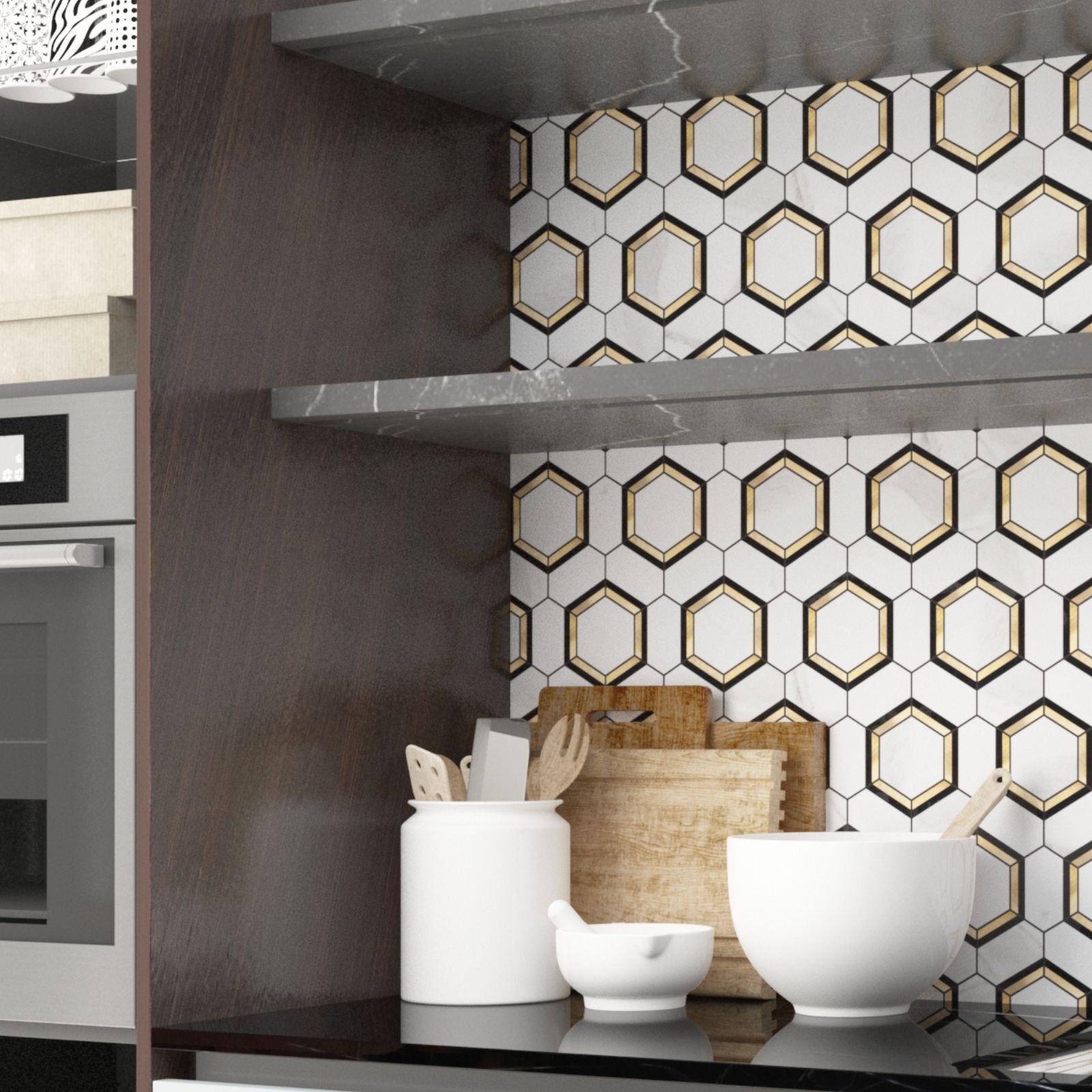 Diflart peel and stick backsplash tile high quality and durable