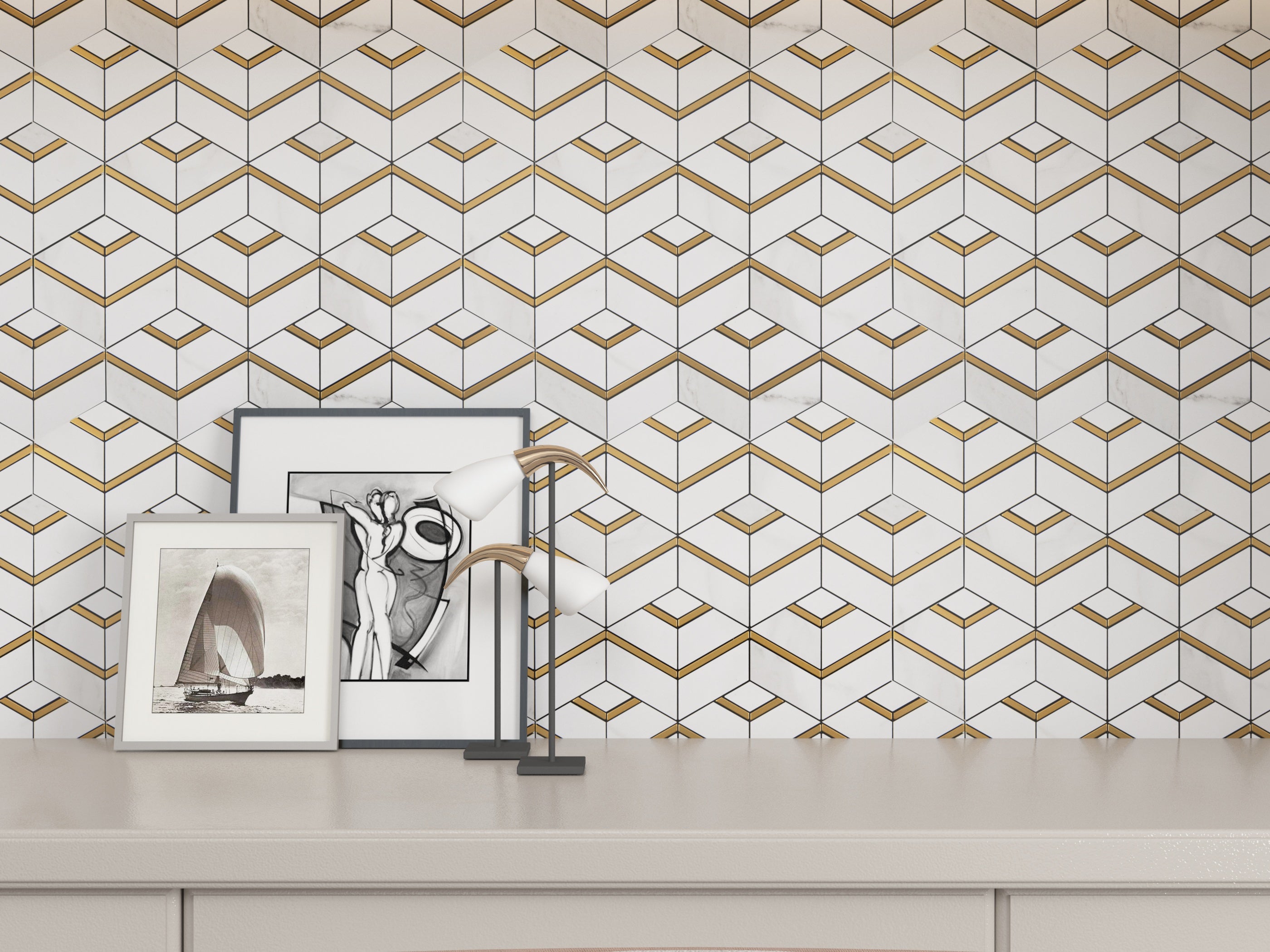 Diflart Backsplash Tile is very durable and suitable for many scenarios