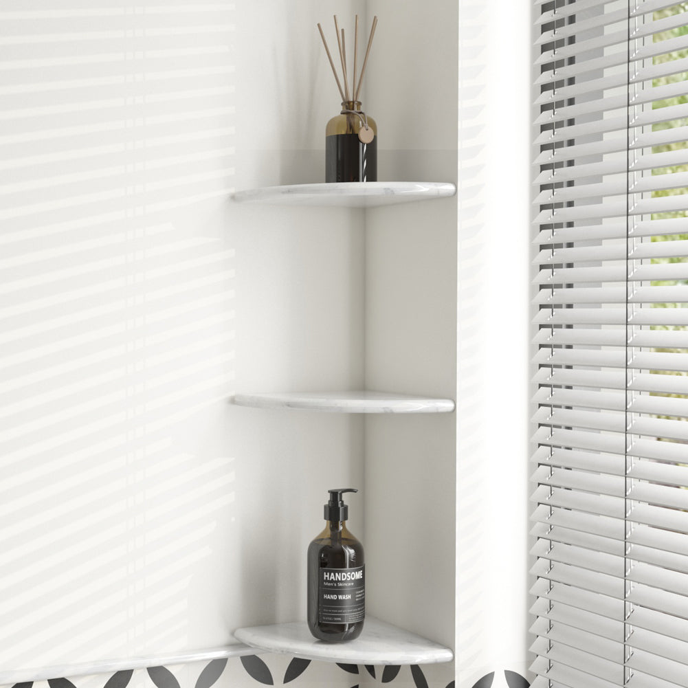 Marble Corner Shelf