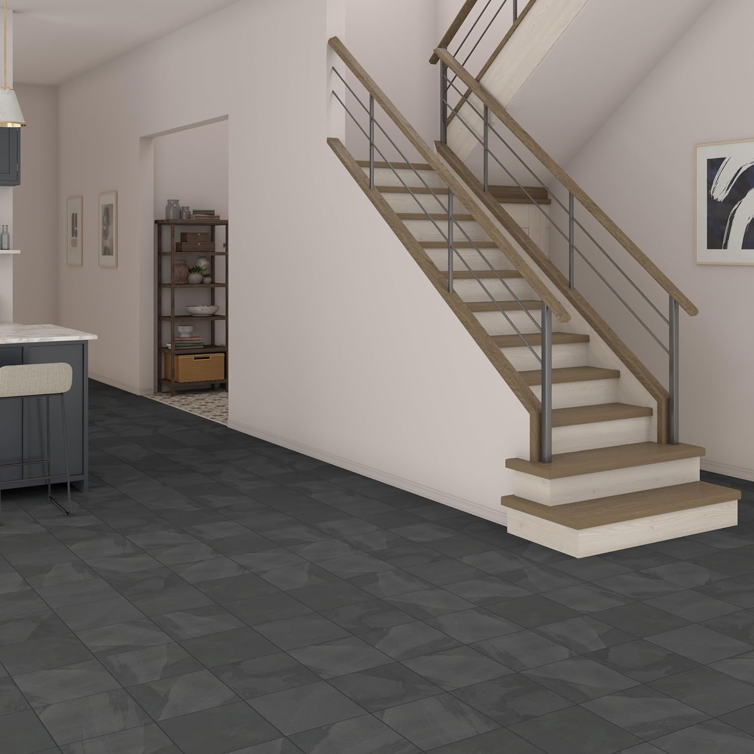 Diflart Natural Stone Slate, Black