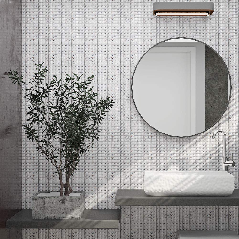 Glass mirror mosaic tile sheets gold mosaic bathroom shower wall tiles  design