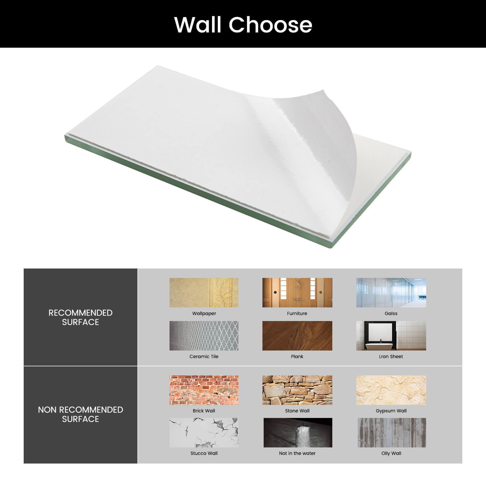 Diflart Peel and Stick Glass Subway Tiles, 3 x 6 Inch, Light Green, Glass Tiles for Kitchen Backsplash, Bathroom Wall (Pack of 40 Pieces, 5 sq.ft)