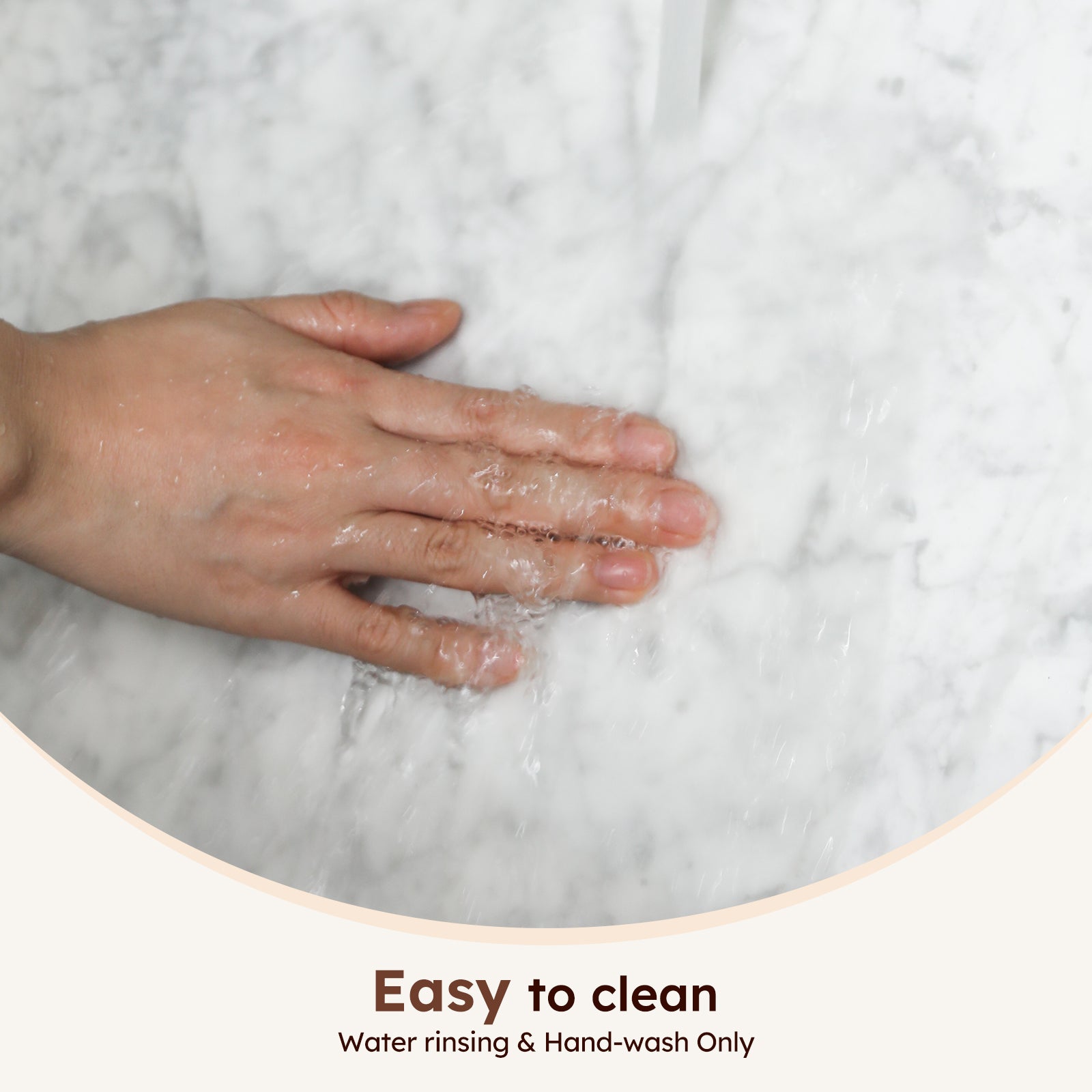 Diflart Natural Marble Stone Cutting Board for Kitchen, 16x16 Inch, White, Marble Slab Pastry Board Large with Non-Slip Feet for Backing, Cheese, Chocolate, Pack of 1 Piece