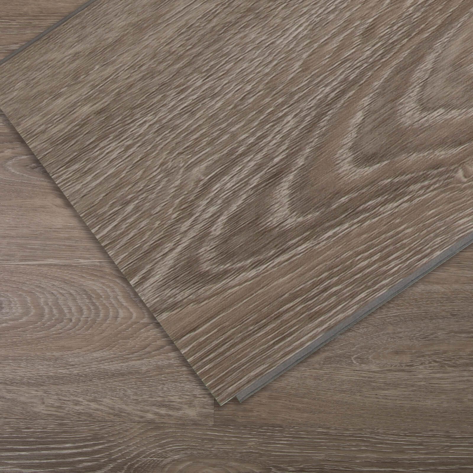 Diflart Waterproof SPC Flooring Click Lock, 36x6 Inch, 5mm Rigid Core Luxury Vinyl Plank, Cantha Oak Wood Look Floor Tiles for Kitchen, Basement, Bathroom, Bedroom