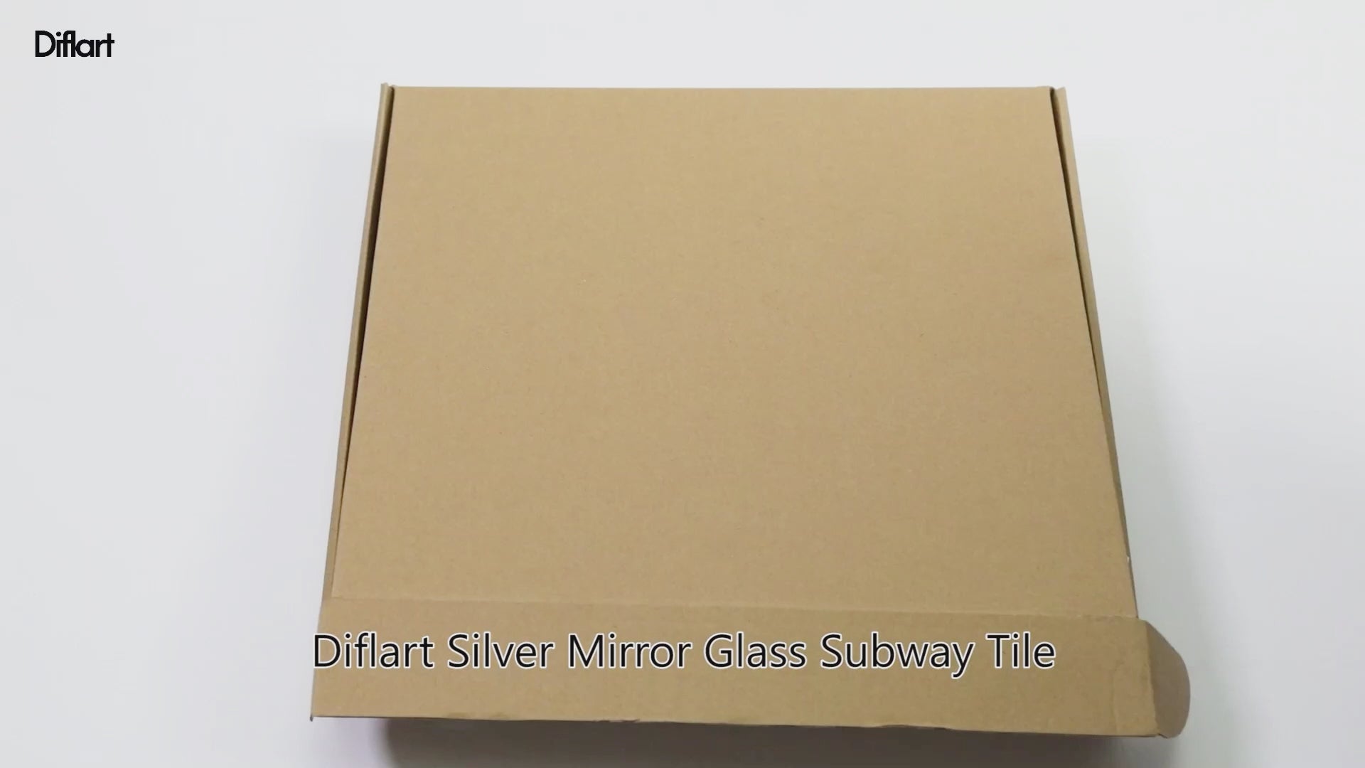 Diflart Peel and Stick Mirror Backsplash Tile, Sliver, 11.8 x 11.8 Inch, Beveled Mirror Strip Tile for Kitchen Bathroom Bar Accent Wall, Pack of 5 Sheets