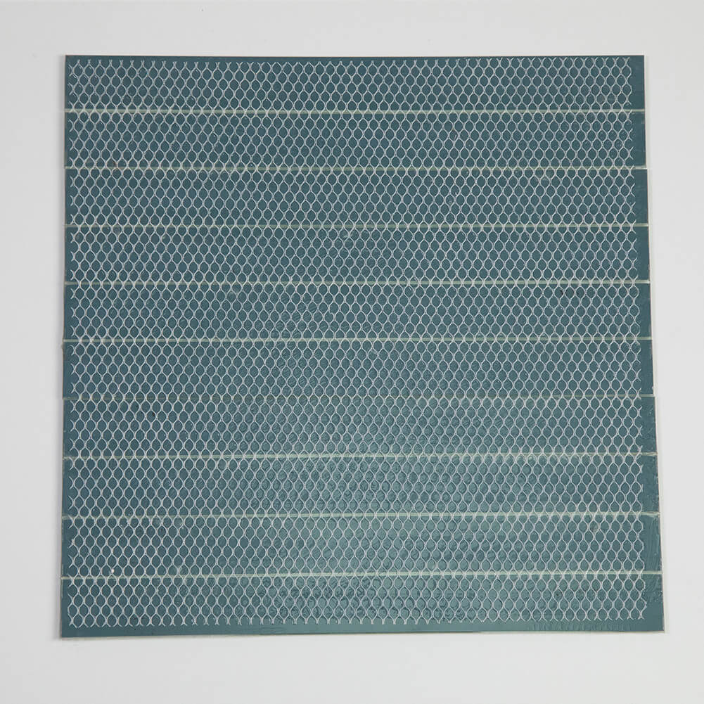 Beveled Silver Mirror Glass Subway Tile 12x12 Inch Long Strip Mesh Backing Pack of 5 sq.ft