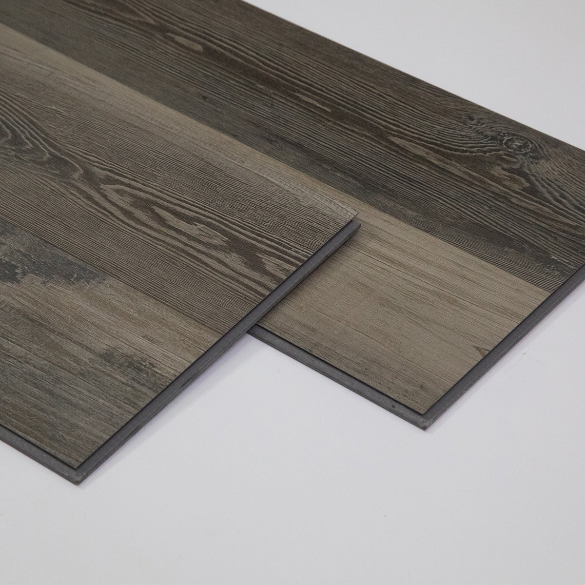 23.6 sq.ft Gray Maple Click Floating Floor Rigid Core Luxury Vinyl Plank Flooring - Foam Back