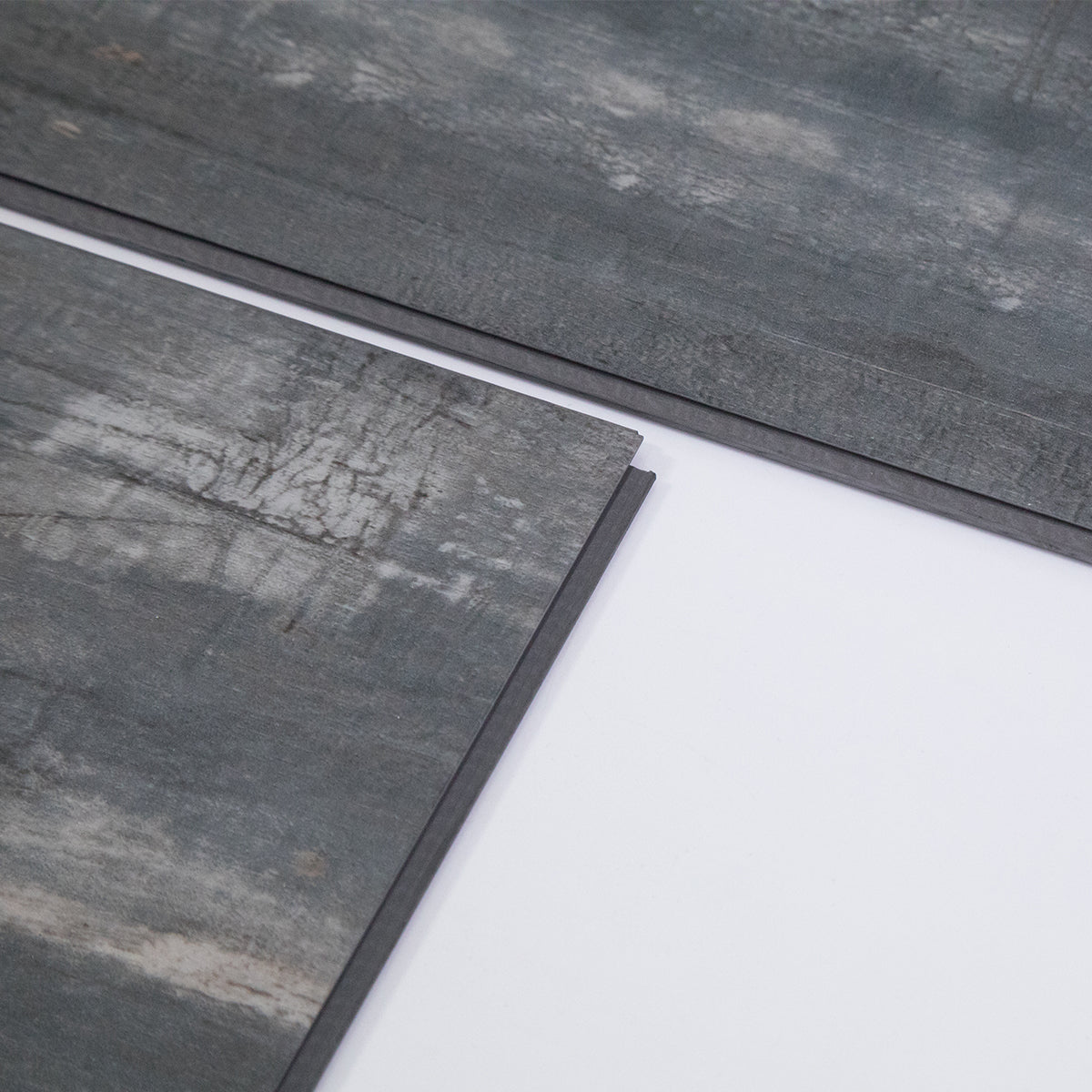 23.6 sq.ft Dark Gray Click Floating Floor Rigid Core Luxury Vinyl Plank Flooring - Foam Back