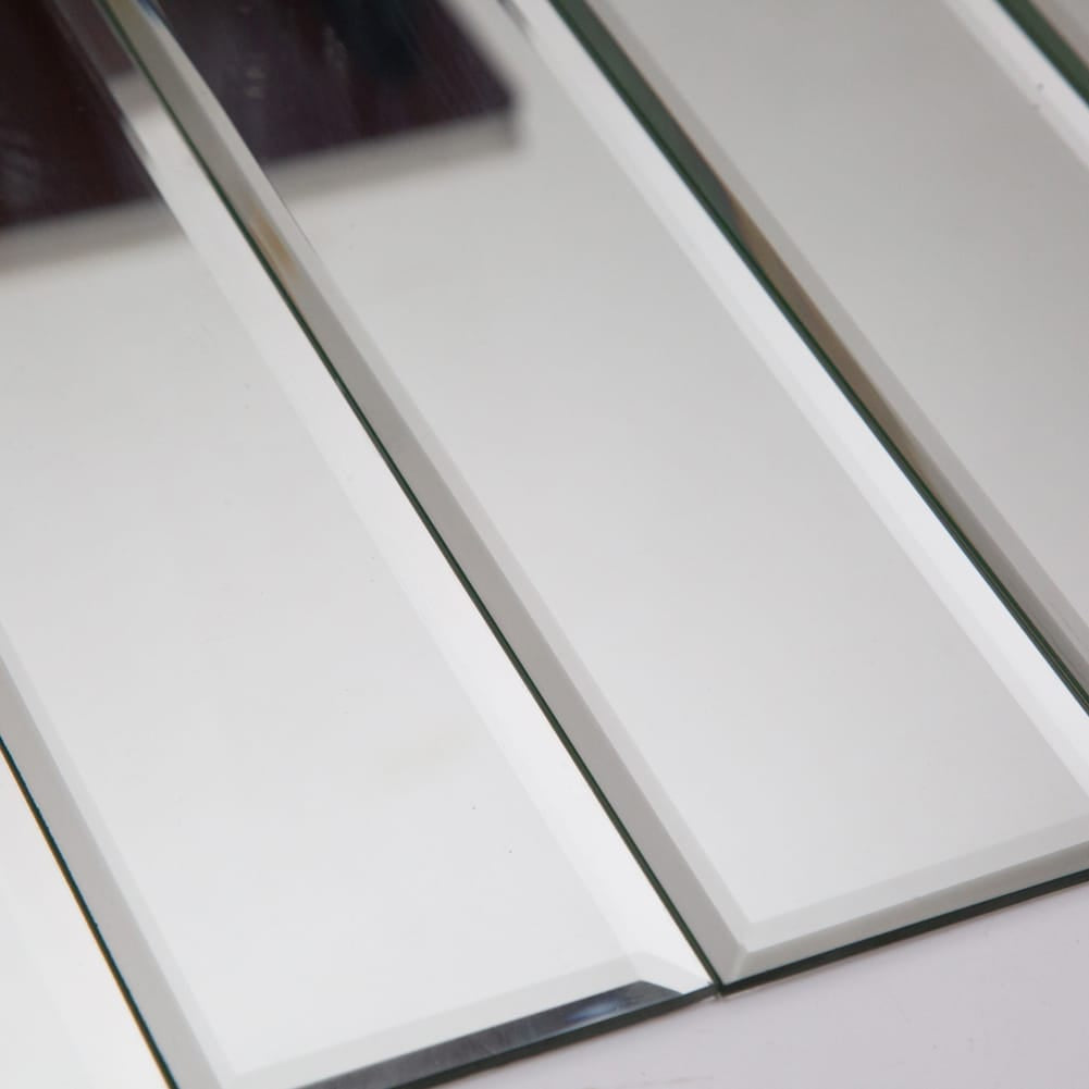 3x12 Inch Beveled Edge Mirror Tiles Pack of 24