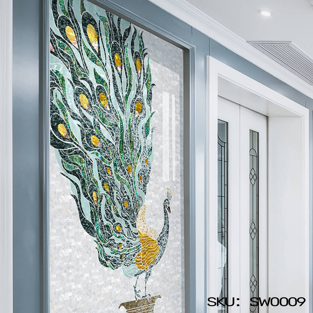 Customize Mother of Pearl Shell Art Mosaic Tile Personalized Patterns